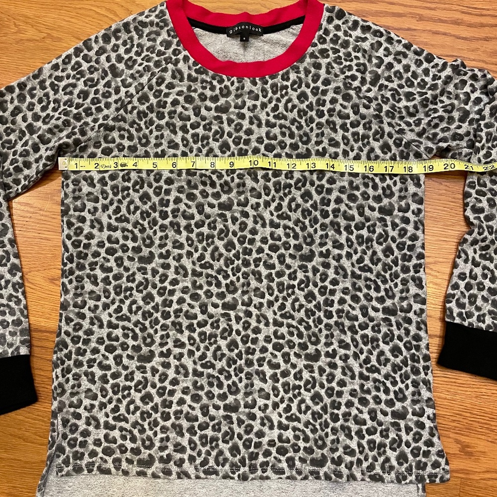 Gibsonlook Leopard Print Top, Size S - image 5